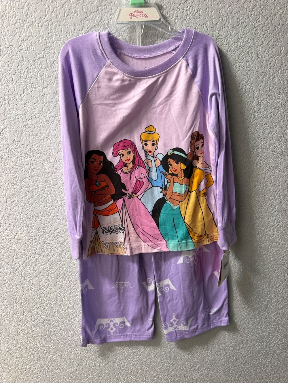 Girls' Lavender Long-Sleeve Pajama Set